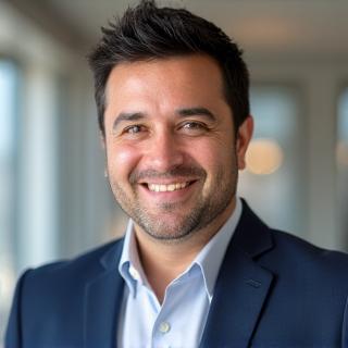 Retrato de Juan Pablo Restrepo, fundador de Mica Voz